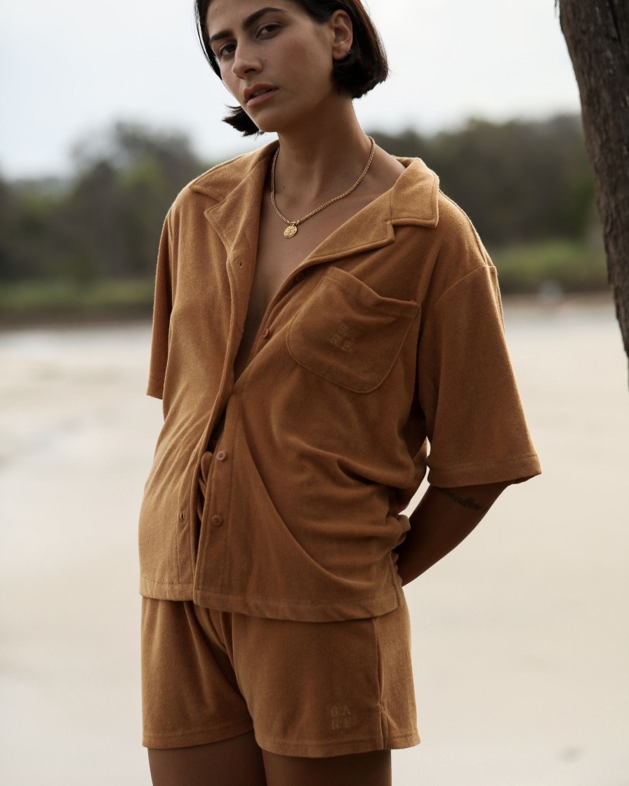 Women BARE by Charlie Holiday | The Terry Towelling Shirt