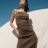 Women BARE by Charlie Holiday | The Shirring Midi Dress