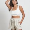 Women BARE by Charlie Holiday Knits | The Asymetrical Crop Top