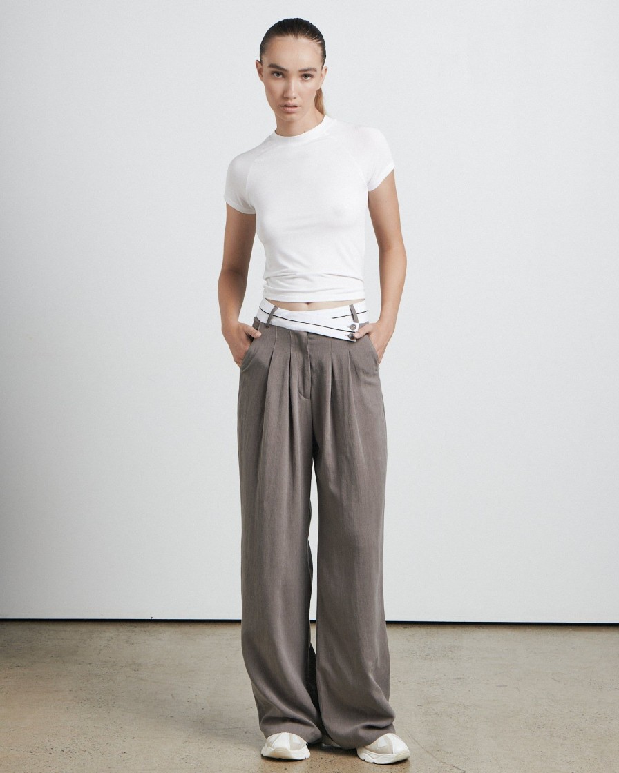 Women BARE by Charlie Holiday Pants | The Fold Back Trouser