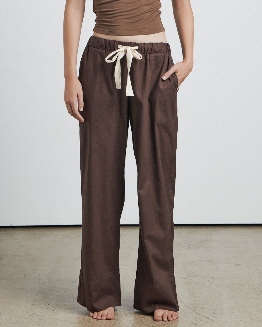 Women BARE by Charlie Holiday Pants | The Mid Rise Drawcord Pant