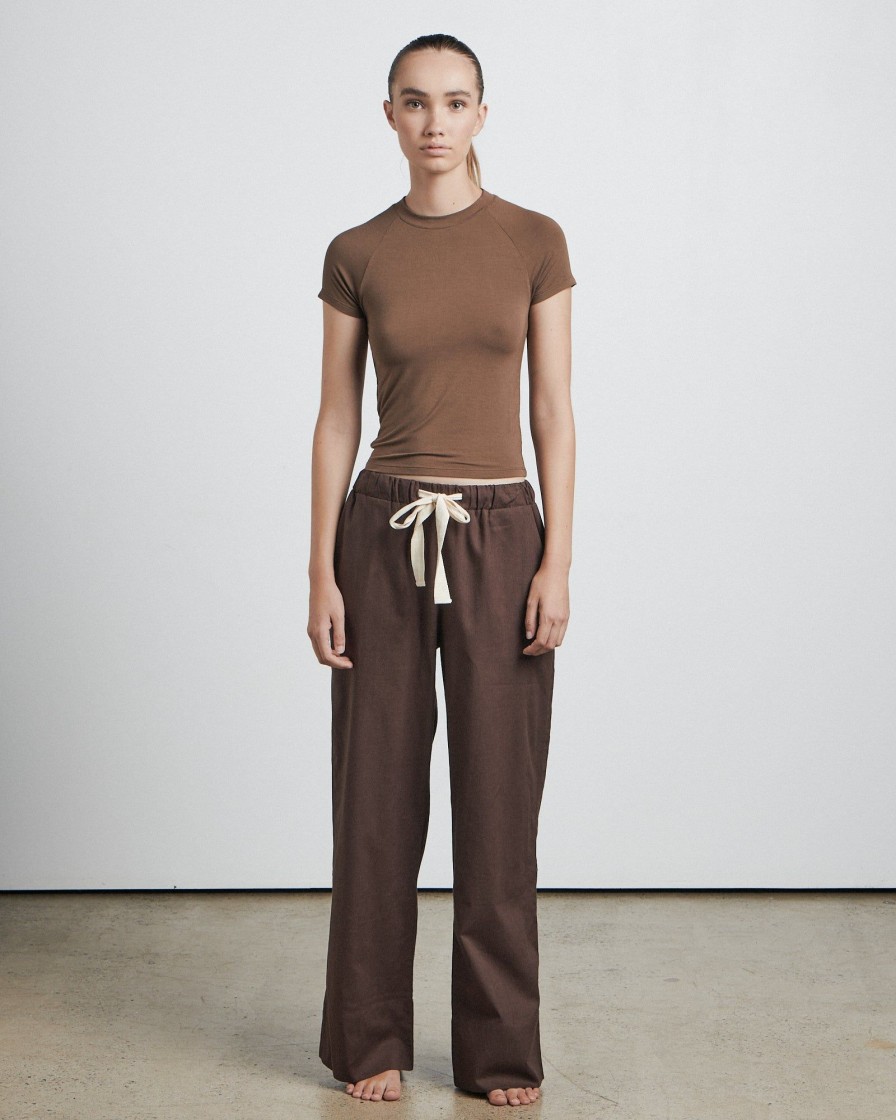 Women BARE by Charlie Holiday Pants | The Mid Rise Drawcord Pant