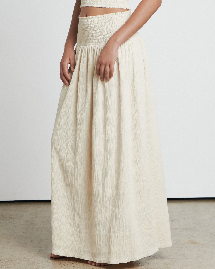 Women BARE by Charlie Holiday Skirts | The Crinkle Maxi Skirt